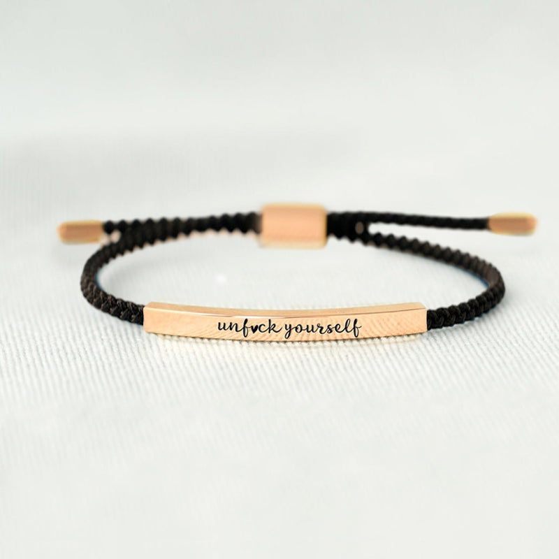 UNF♥CK Yourself Tube Bracelet