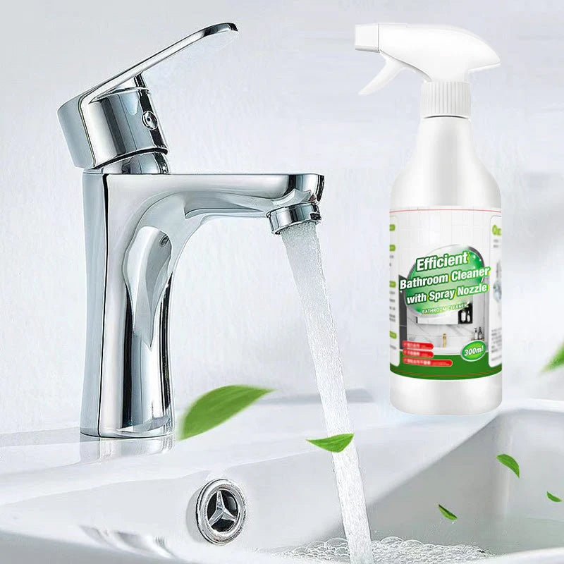 Efficient Bathroom Cleaner with Spray Nozzle