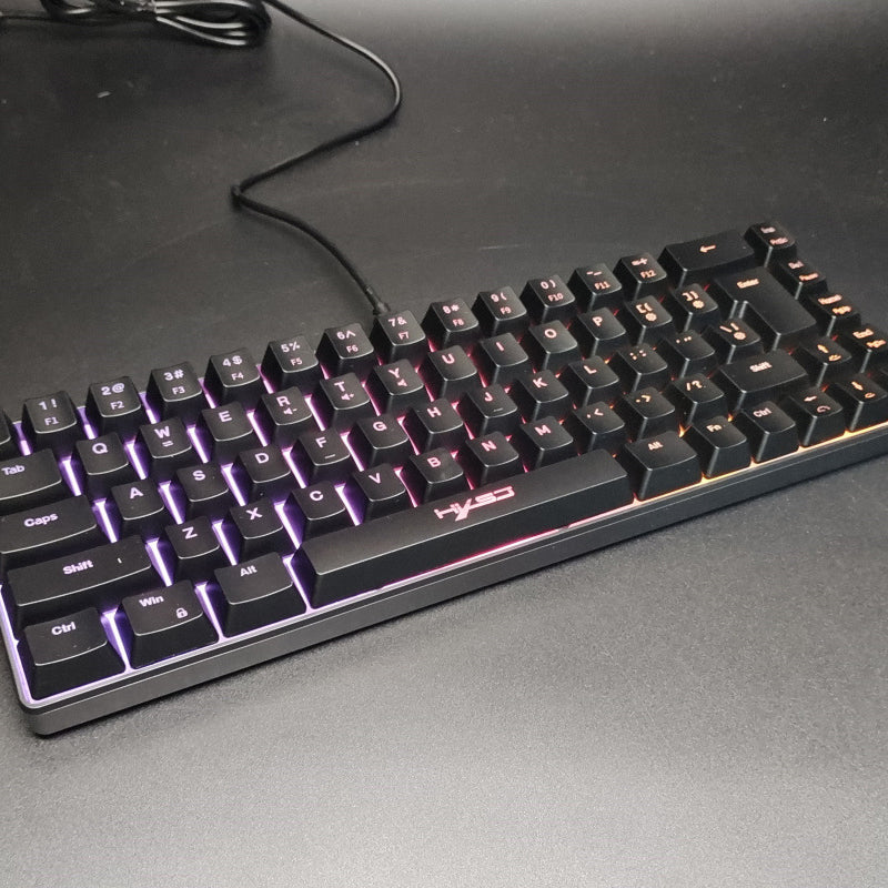 Portable Wired 68-Key RGB Gaming Keyboard