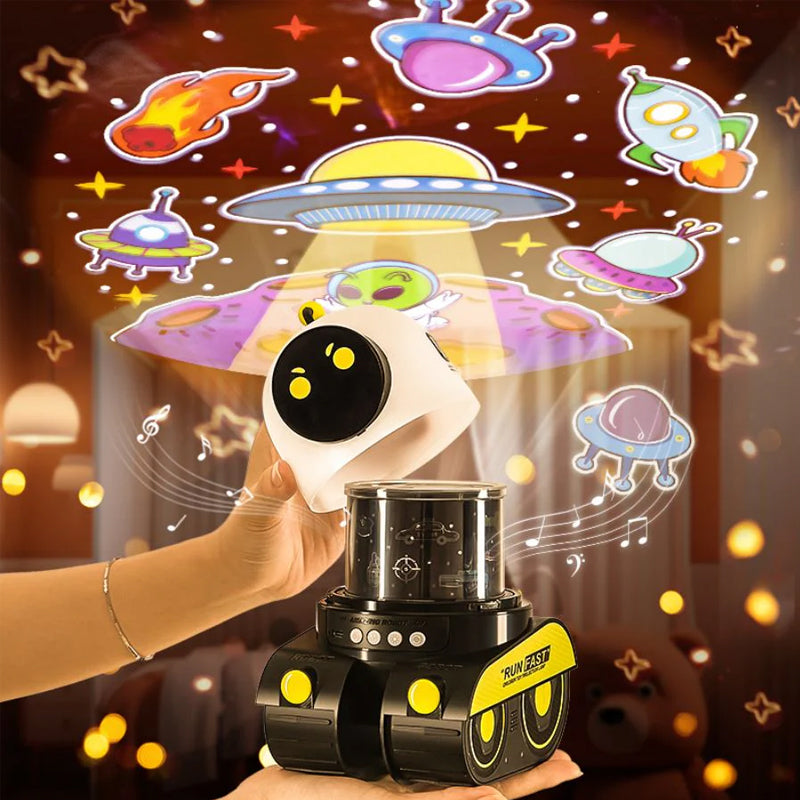 Robot Star Projection Lamp