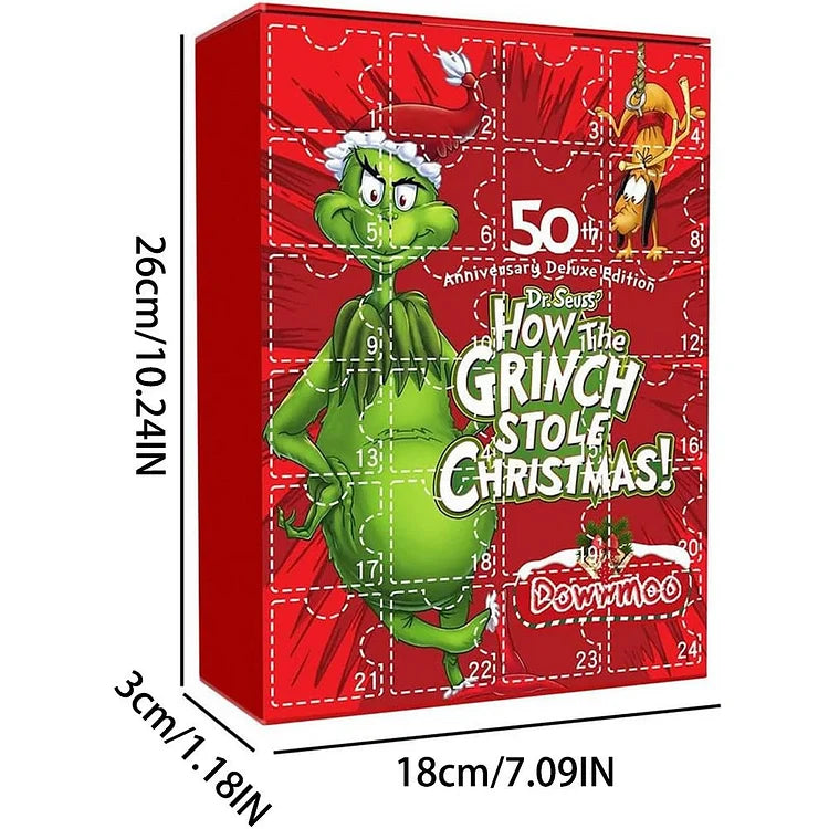 Green monster Christmas calendar