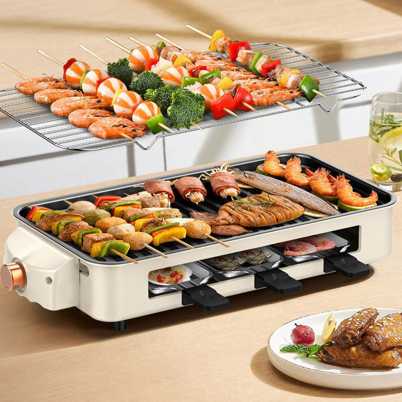 Removable Smokeless Electric Grill for Home Use