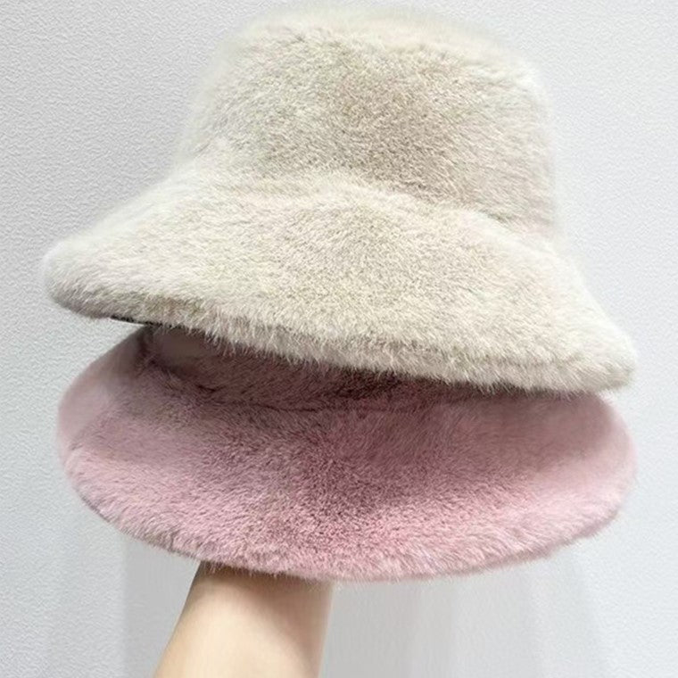 Bucket Hats Fashion Outdoor Fisherman Hat with Fleece