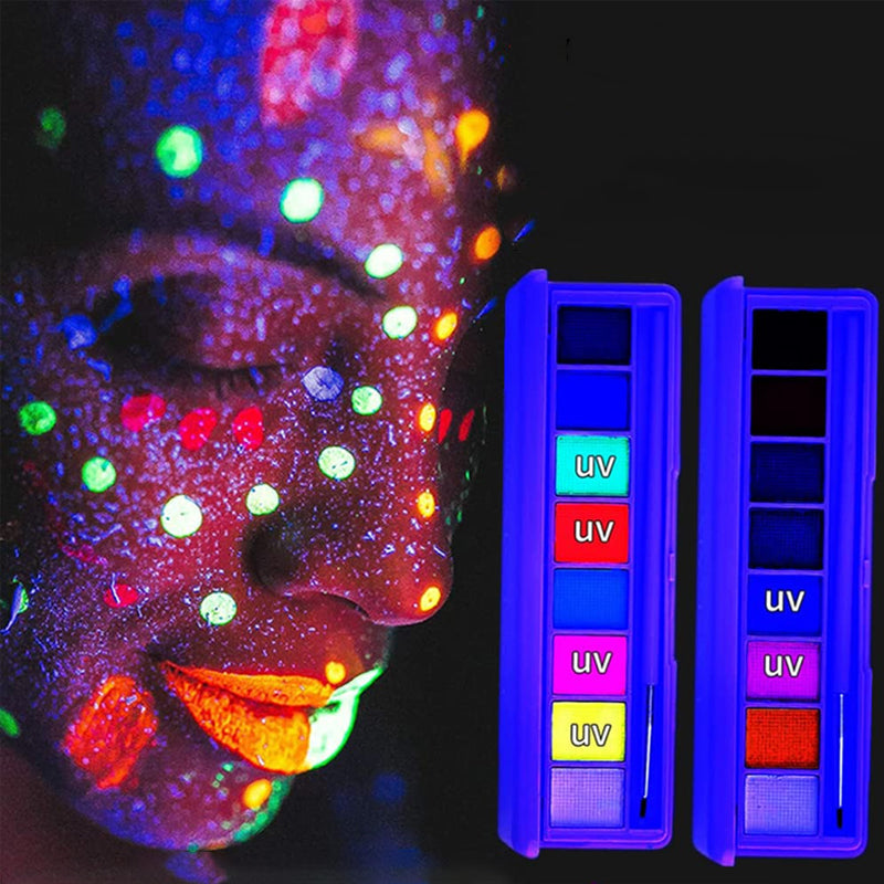 Water-Soluble Fluorescent Makeup Palette