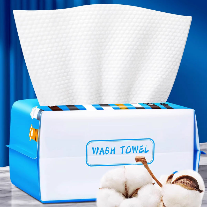 Disposable All-Cotton Face Towels