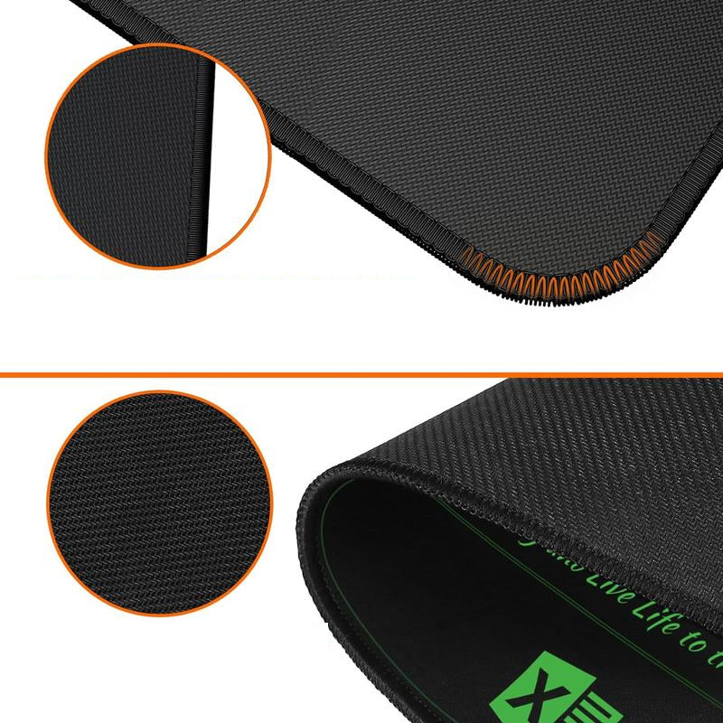 Non-slip mouse pad with shortcut key prompts