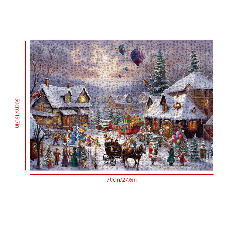 Winter Wonderland Advent Calendar Jigsaw Puzzle 1000 Pieces