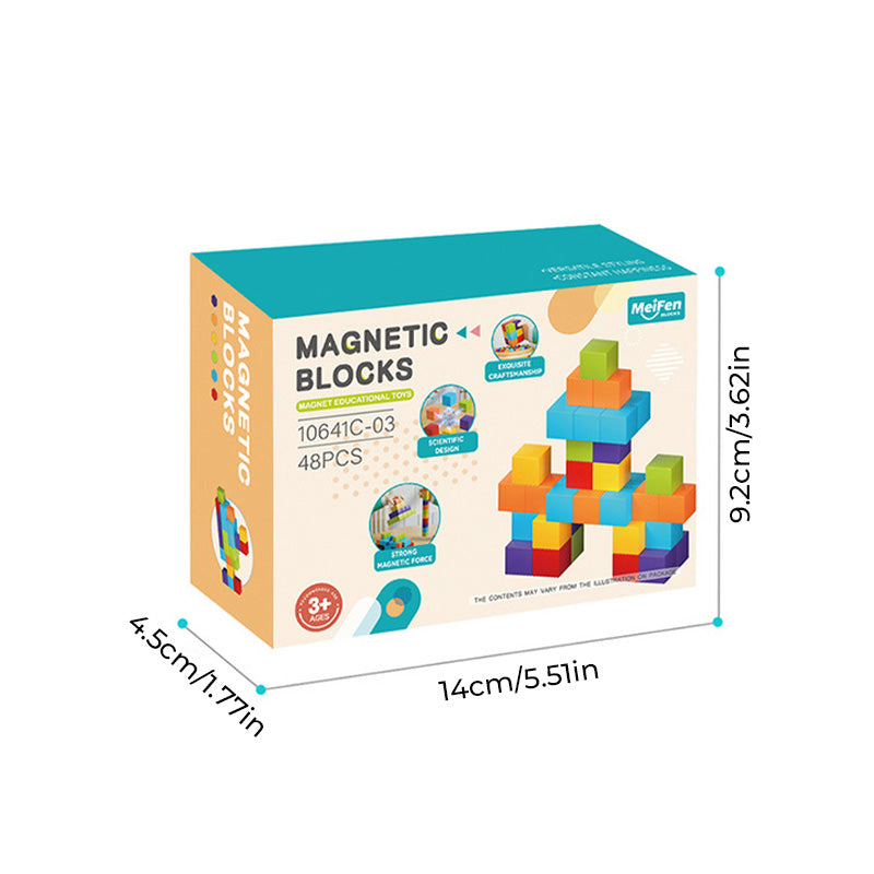 Magnetic Building Blocks for Kids Set of 48 PCs