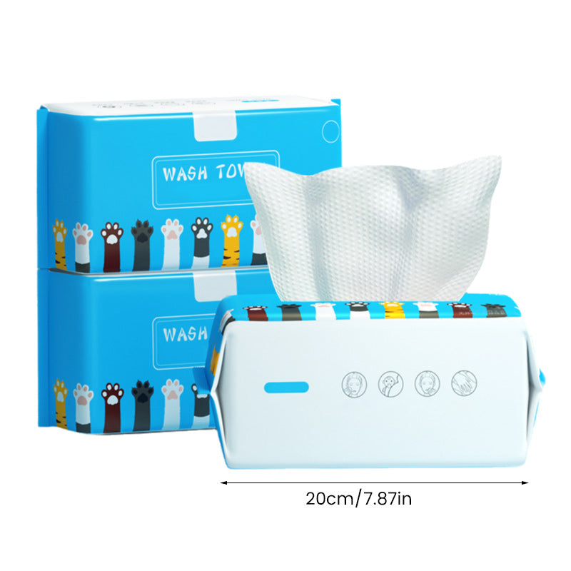 Disposable All-Cotton Face Towels