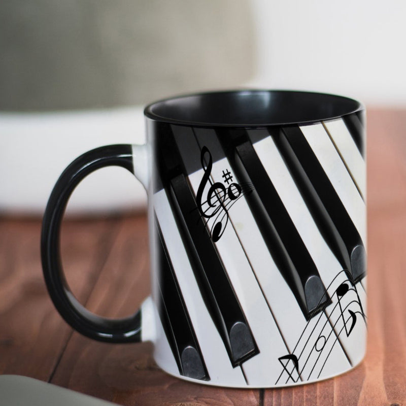 Unique Guitar Ceramic Coffee Mug