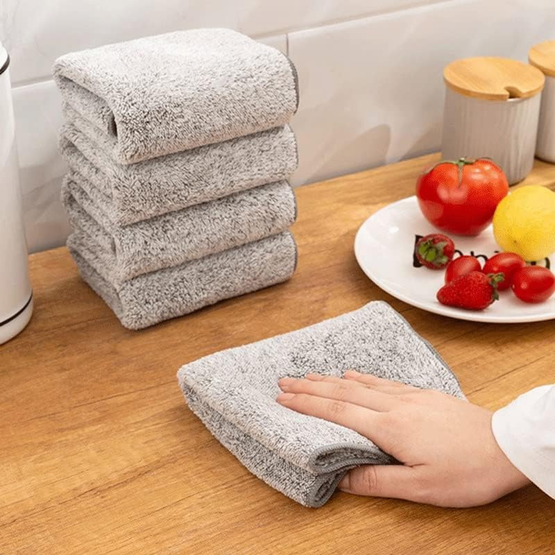 Bamboo Charcoal Fiber Kitchen Cleaning Cloth