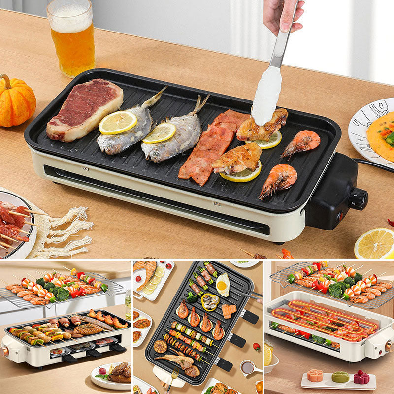 Removable Smokeless Electric Grill for Home Use