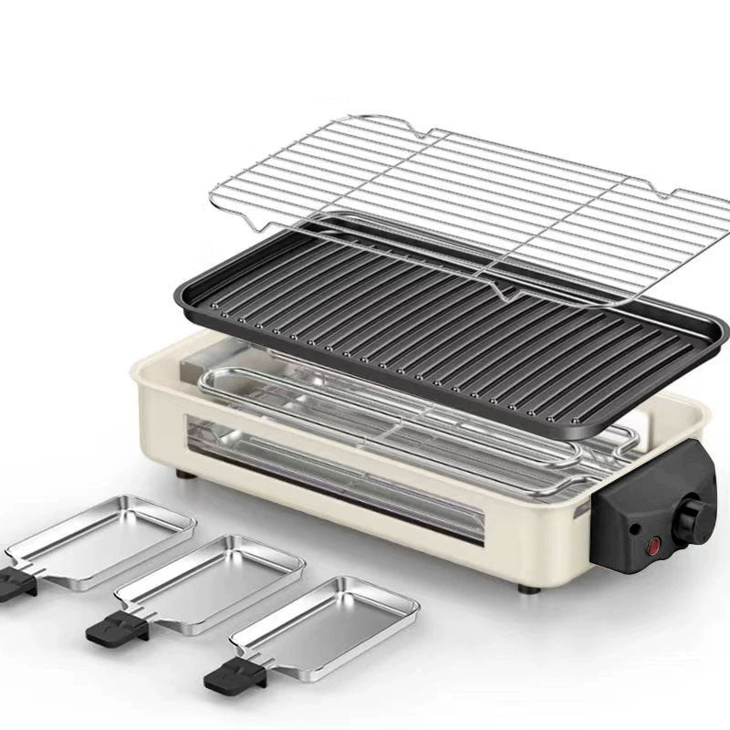 Removable Smokeless Electric Grill for Home Use