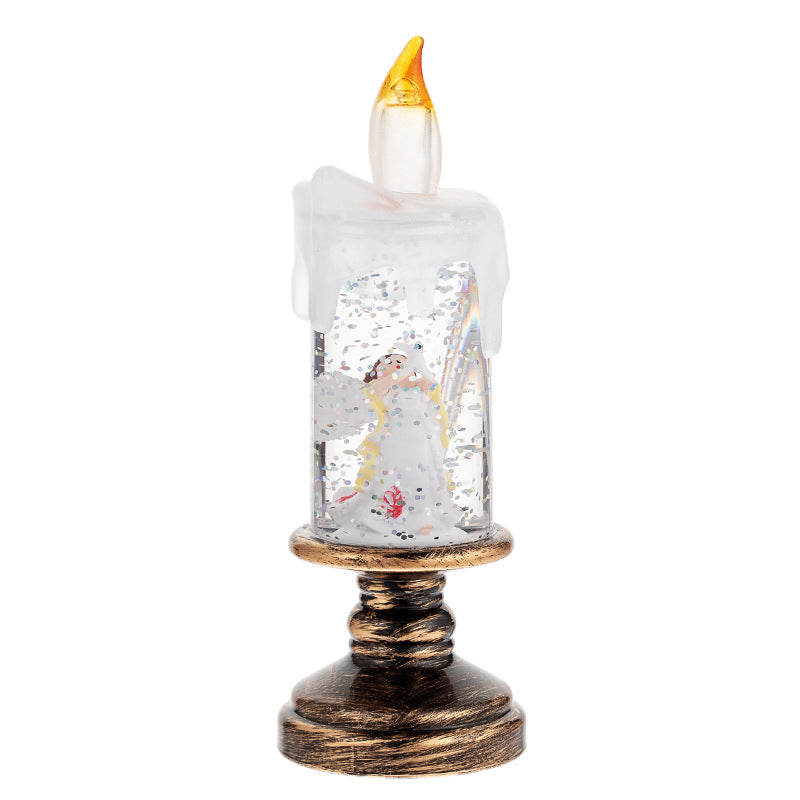 Christmas Candle Night Lights – Luminous Holiday Decoration