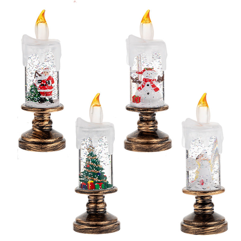 Christmas Candle Night Lights – Luminous Holiday Decoration