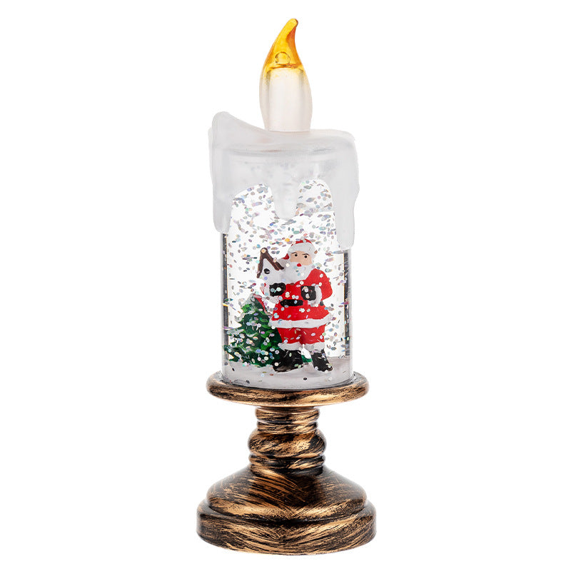 Christmas Candle Night Lights – Luminous Holiday Decoration