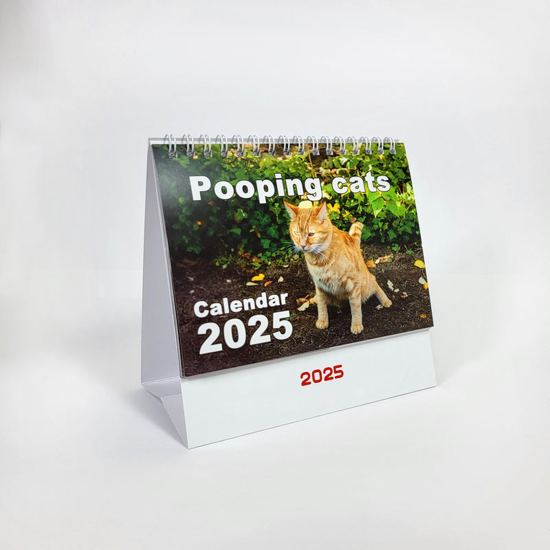 Vomiting Cats 2025 Desk Calendar