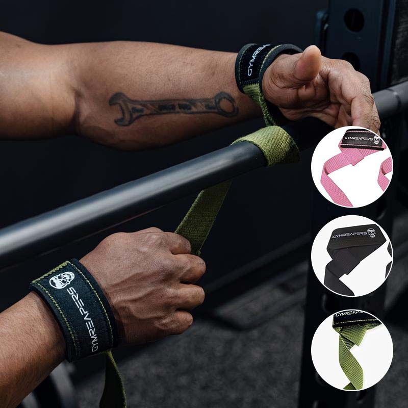 Weightlifting Wrist Straps Anti-Slip Durable Fitness Grip Straps