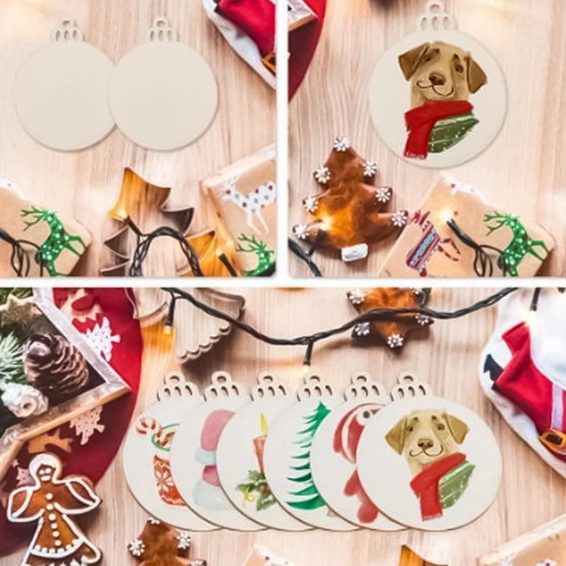 DIY Christmas hanging decorations (30 pcs)