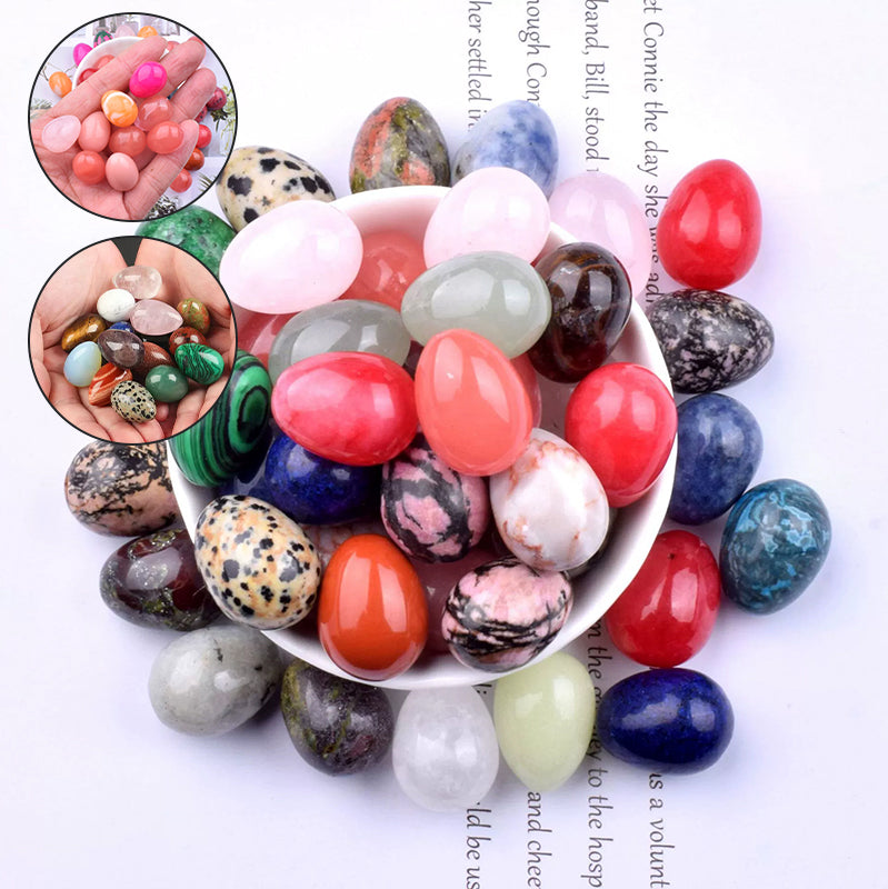 Natural Crystal Easter Egg Decorative Stone Egg