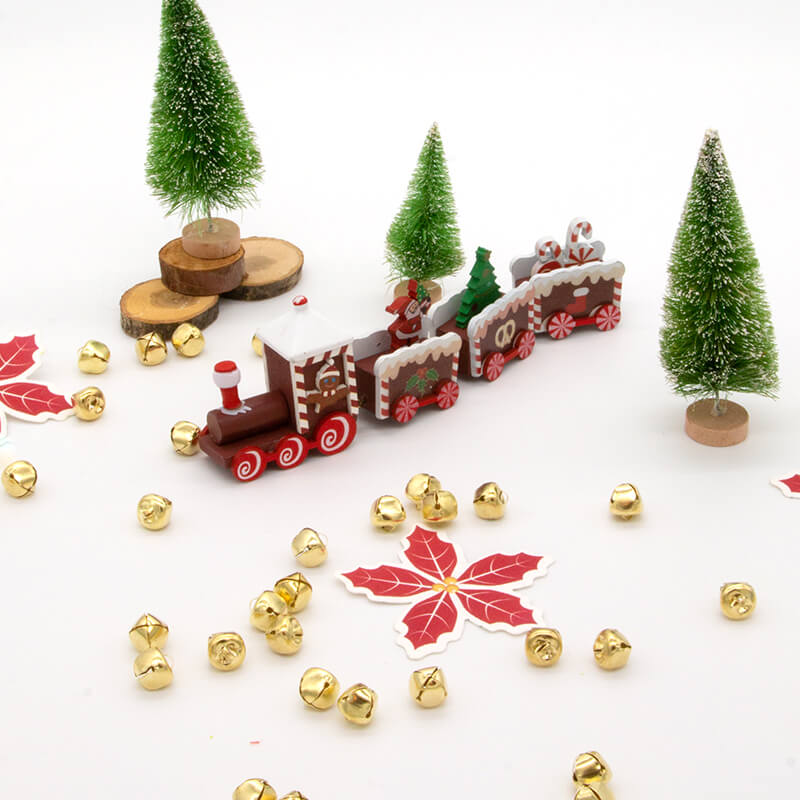 Wooden Train Christmas Decoration