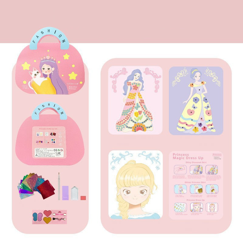 Princess Dress-Up DIY Diamond Sticker Book