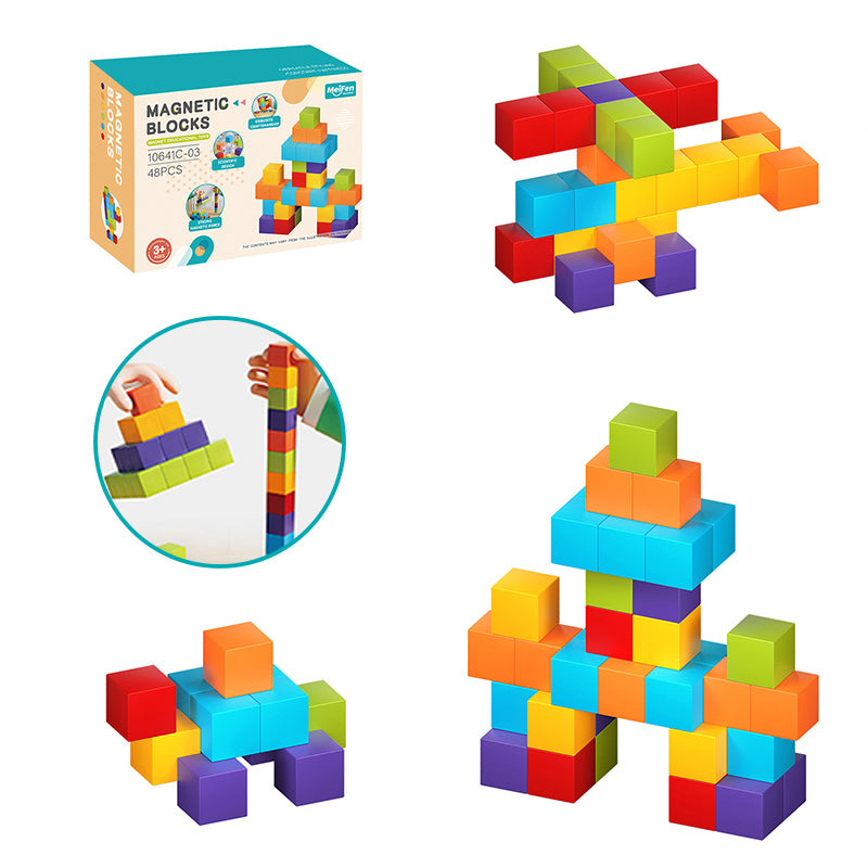 Magnetic Building Blocks for Kids Set of 48 PCs