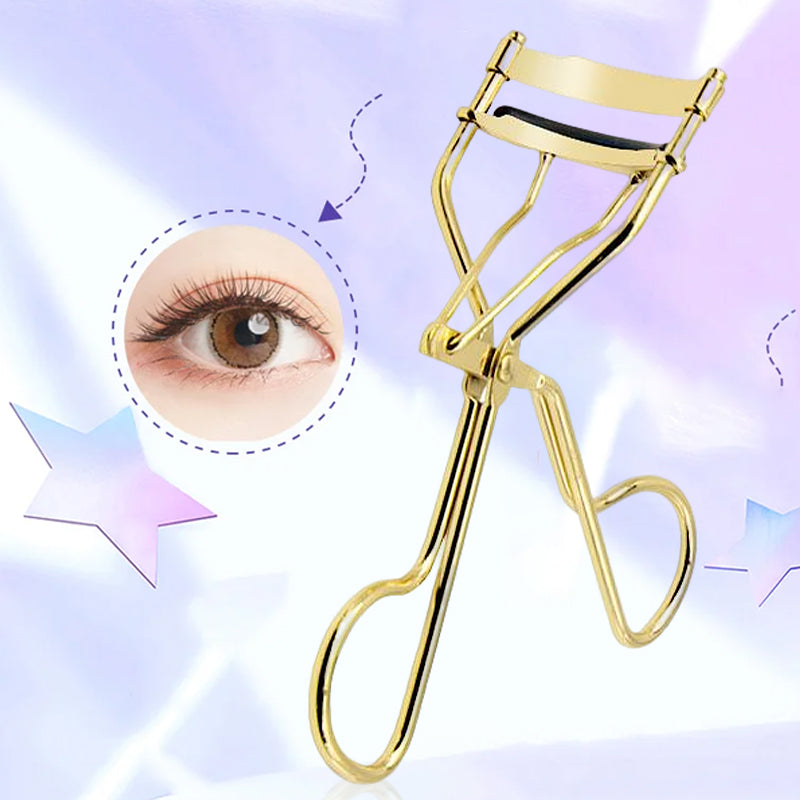 Eyelash curler with brush