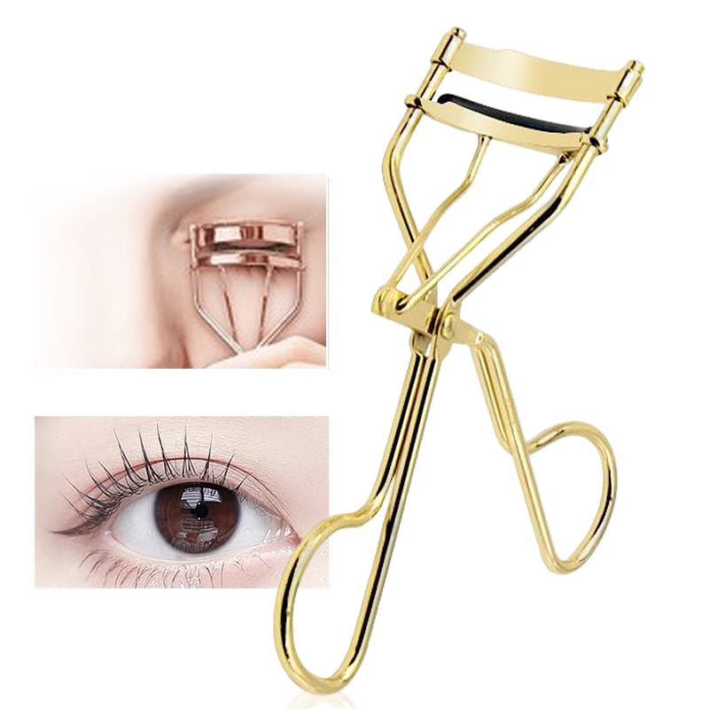 Eyelash curler with brush