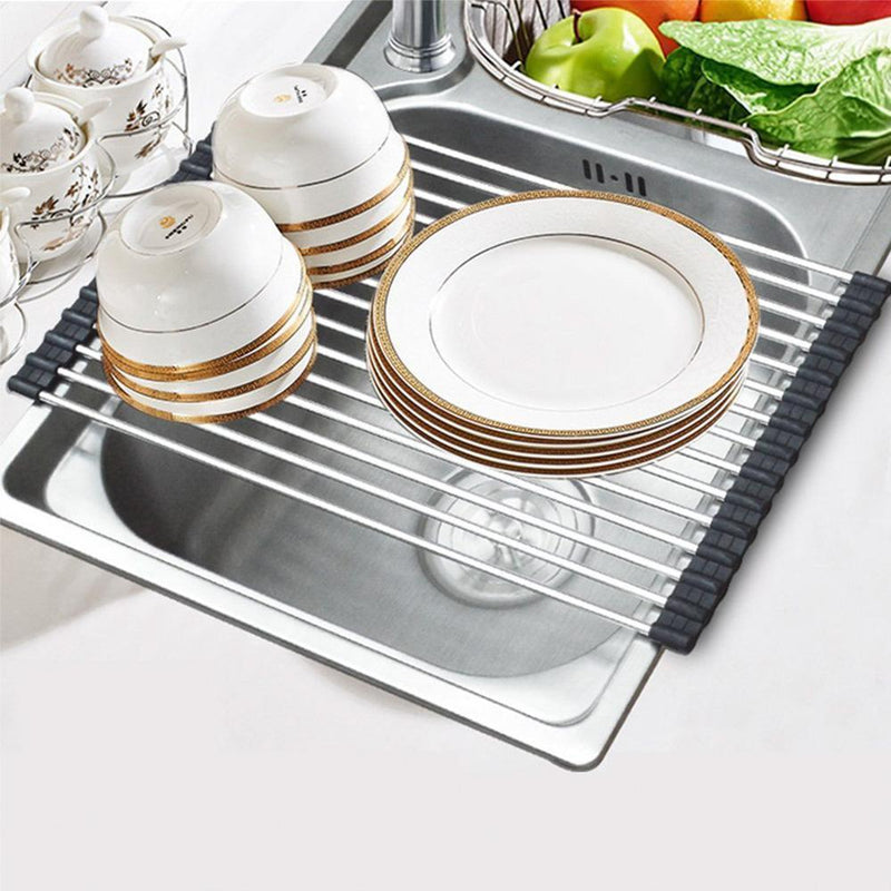 Foldable Stainless Steel Sink Rack