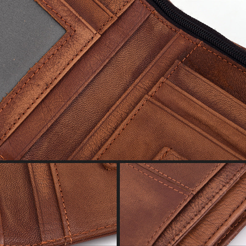 RFID Vintage Leather Wallet