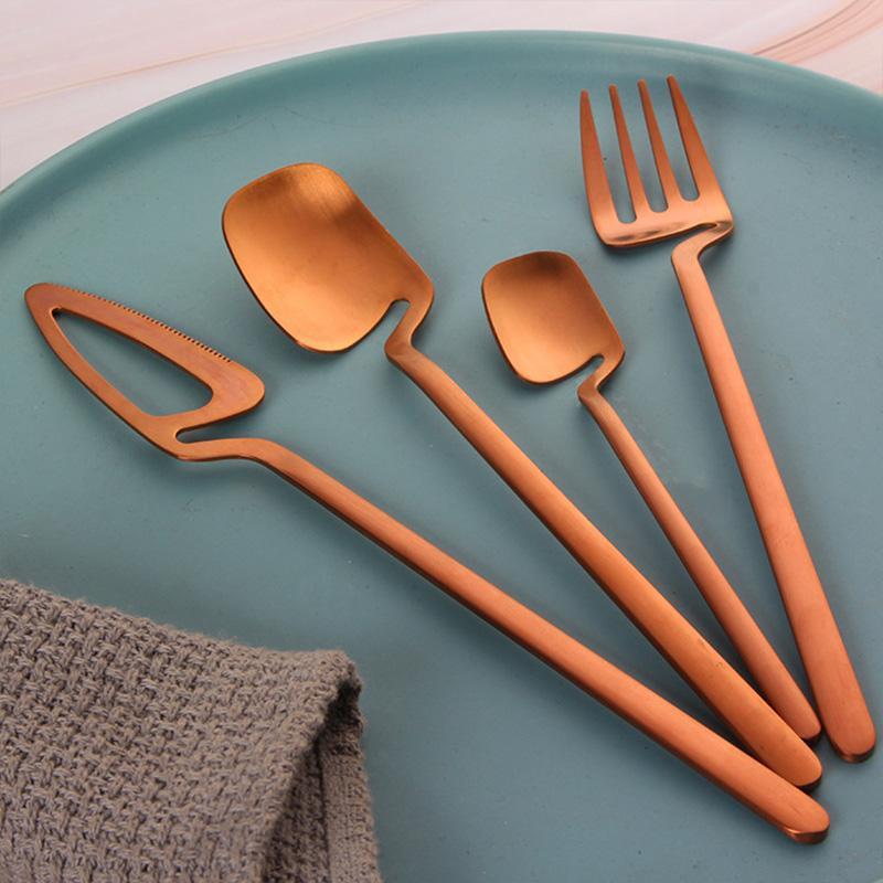 Stainless Steel Tableware Fork Spoon Set