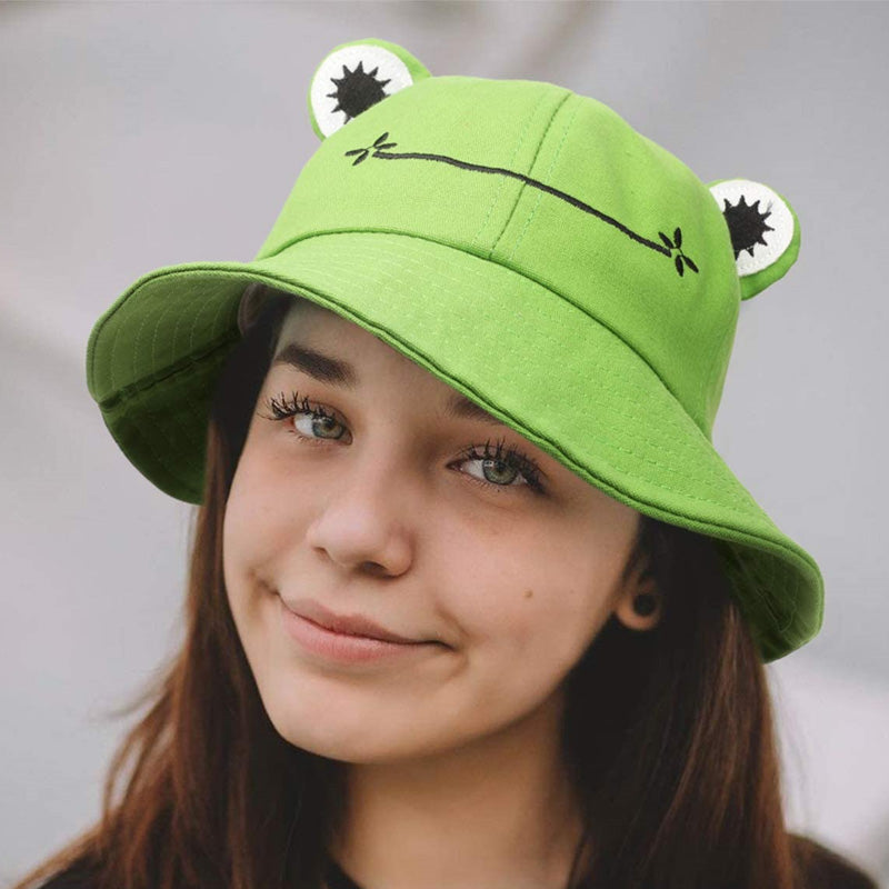 Cartoon little frog sunhat