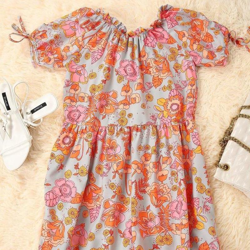 Women Summer Floral Print Dress