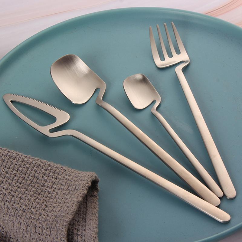 Stainless Steel Tableware Fork Spoon Set