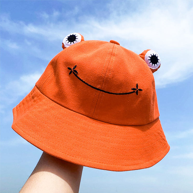 Cartoon little frog sunhat