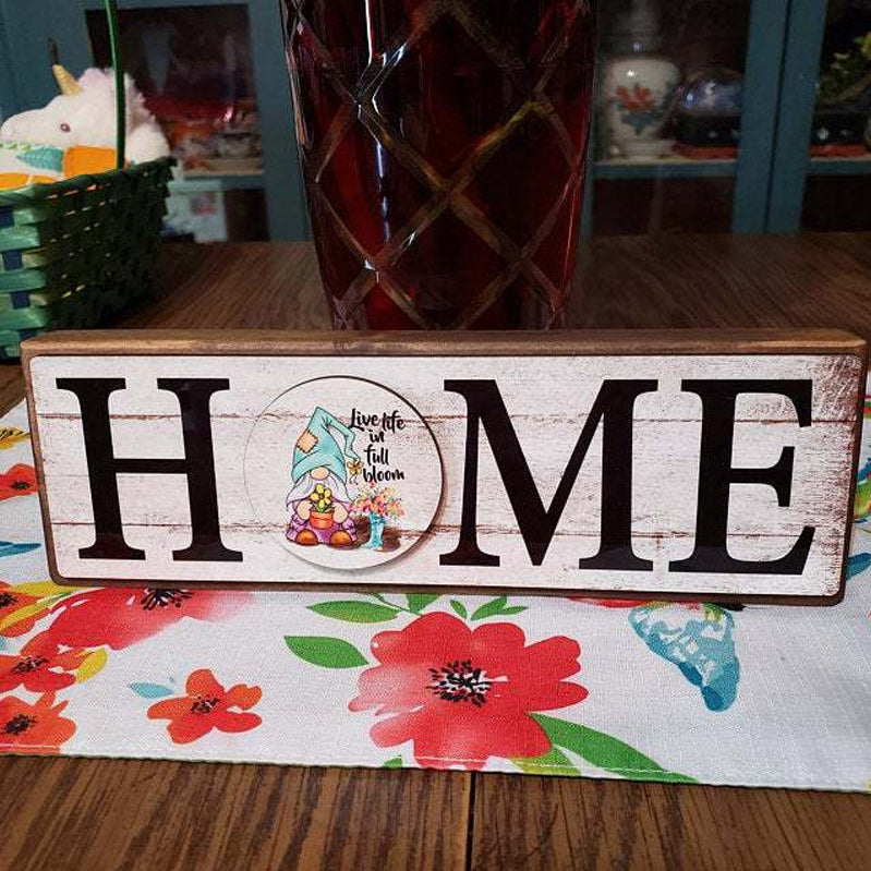 Home Sign with 12 interchangeable pieces