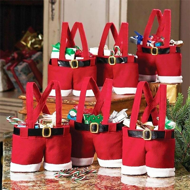 Creative Santa Pants Gift Bags