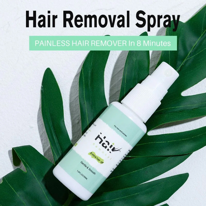 Hair removal spray