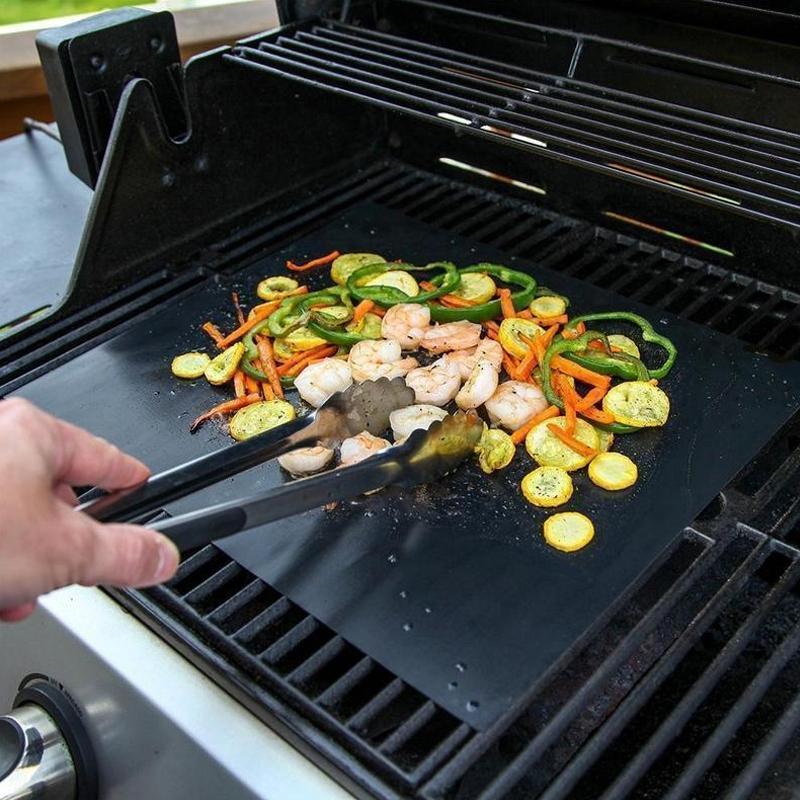 ZAOS™ Non-Stick BBQ Grill Mats with Cutting Box