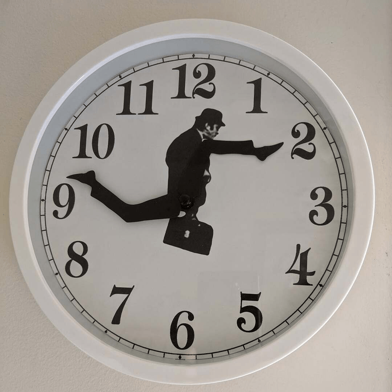 Ministry of Silly Walks Clock