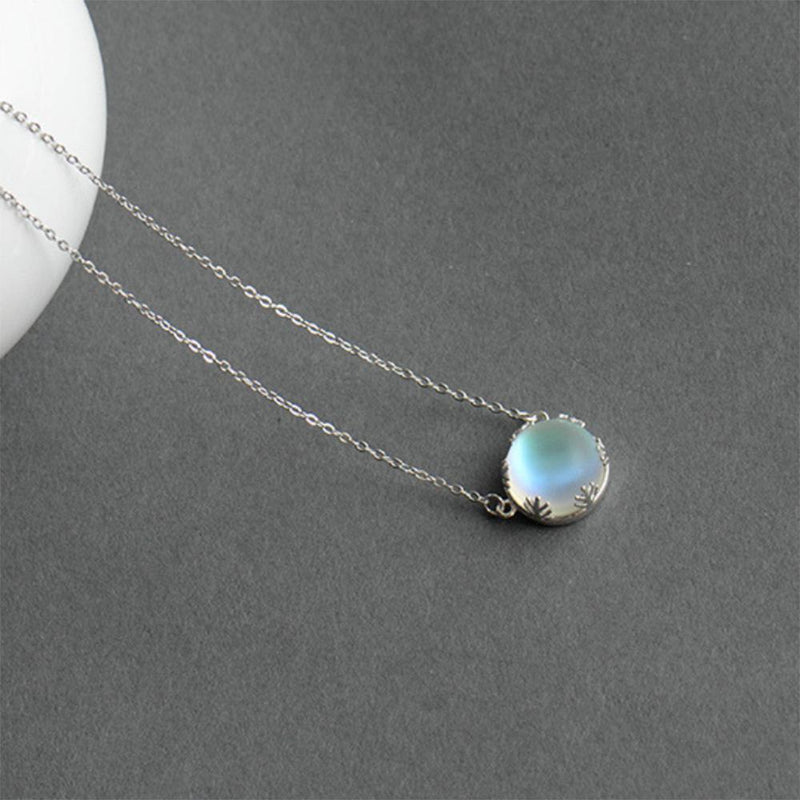 Aurora Borealis Silver Necklace