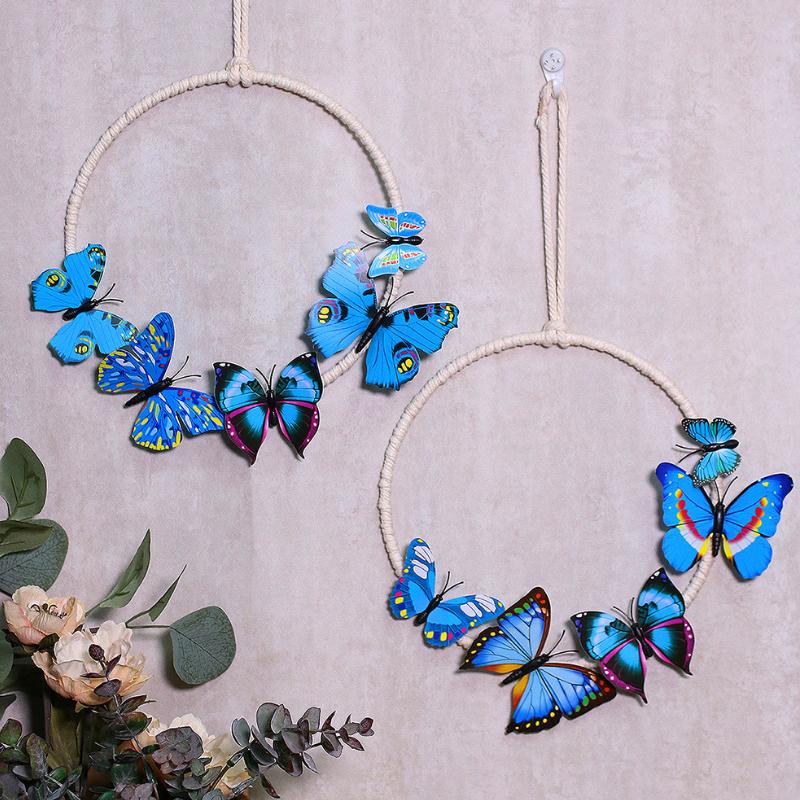 Simulated Butterfly Wall Decoration Wind Chimes