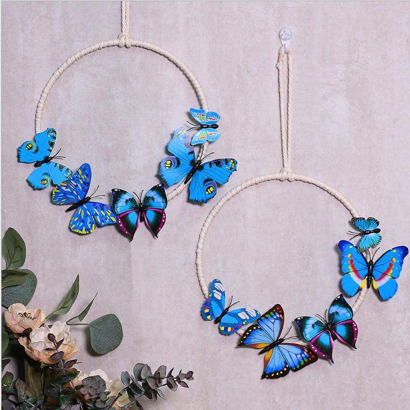 Simulated Butterfly Wall Decoration Wind Chimes