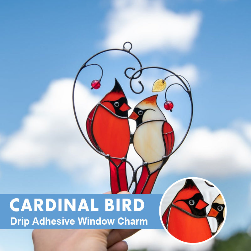 Cardinal bird home ornament