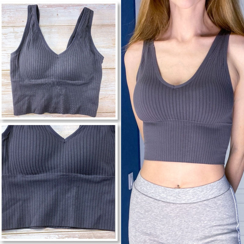 Sexy camisole wireless sports bra