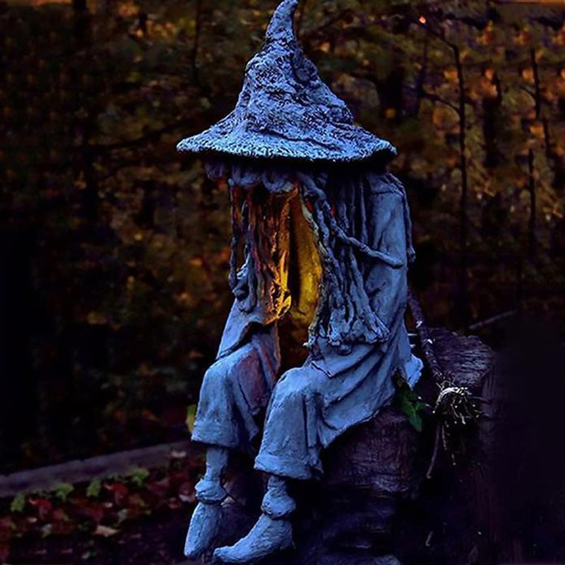 Witch Ghoul Solar Energy Lamp