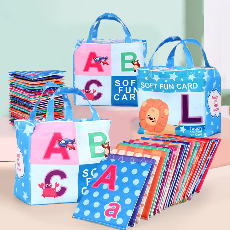 26 PCS Educational Series Soft Alphabet Cards Cloth Books