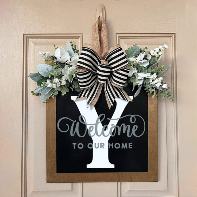 2023 NEW - Welcome Front Door Wreath