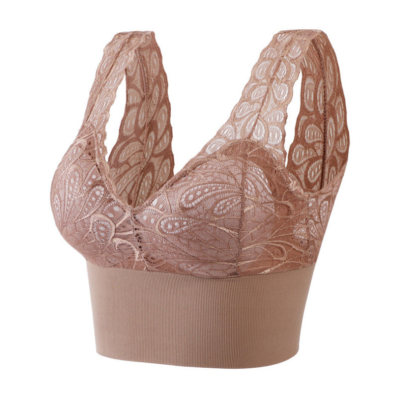 Lace beautiful back abdomen-in bra